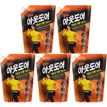 울샴푸 아웃도어 기능성의류 전용세제 리필, 800ml, 5개