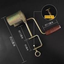 핸드기계 수동 소형 옥수수탈곡기 가정용 필터 레트로, 02 옥수수 기계 2개+2쌍 장갑