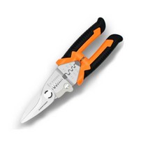 멀티 전공가위 다목적 전공가위, 강철가위+케이블 스크랩+터미널 압착기 3in1, 1개