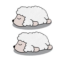 뽀드득 빠지미 욕실 미끄럼방지 코일 매트 잠자는 양 60*90cm 2개세트, 40*60cm, 베이지