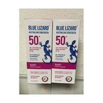 선크림 산화아연 UVB 5OZ EXP 11/24가 포함된 파란색 도마뱀 아기 미네랄 선크림