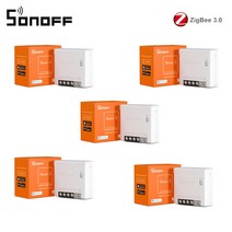 SONOFF Zigbee 스마트 홈 스위치 미니 R3 / ZBMINI ZBMINI-L 음성 제어 Alexa Google, [20] ZBMINI 5pcs
