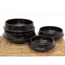 경산세라믹 초강도내열 오모가리 업소용뚝배기 비빔기 찌개솥 뚝배기공장, 1개, 받침1호