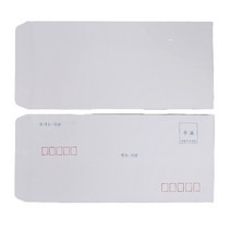 무지 흰봉투 현금 월급봉투 우체국 편지봉투 우편 경조사용 부조금 무인쇄 주소 용돈 통신문, 기본형(규격인쇄), 기본