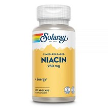 Solaray 니아신 250 mg 100 채식주의자