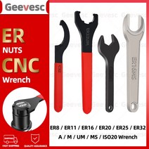 밀링머신 ER8 ER11 ER20 렌치 A M UM MS C O CNC 너트 ISO APU 드릴 머시닝 센터 조각 밀링 머신, 30 ER25 C