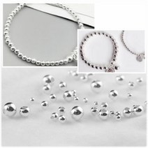 순은 고순도 925 은볼 구슬 재료 2.5mm (100개)