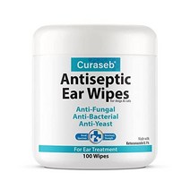 고양이 강아지 귀 감염 물티슈 감염된 가려움증 탈취 100