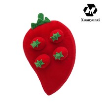 Xuanyunxi버섯 뽑기 애완동물 재미 이빨 가는 장난감1+1, 고추밭(35*25cm)