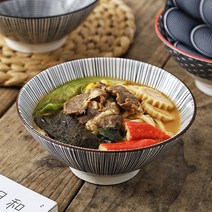 일본식 덮밥 라면그릇 우동면기식기 14종, N-10, 1개