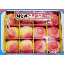 (재고입고) 복숭아 말랑이 주물럭 (12개 1박스), 복숭아말랑이(12개1박스)