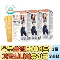식약처인증 유산균 다이어트 체지방감소 장건강 프로바이오틱스 가르시니아 락토바실러스 람노스 가세리 허벅지 팔뚝살 얼굴살 복부지방 내장 허리살 장건강 배에가스빼는법 굶지않는 다이어트