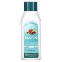 Jason Natural (제이슨 내추럴) 스무드 앤 샤인 샴푸 다시마 포피라 해초 함유 473ml(16fl oz), 473ml