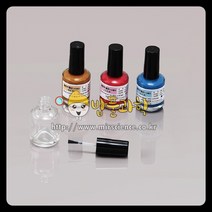 (ART)열변색물감(수성)붓달린병/KSIC-0657, 열변색물감, 3종1조(15ml)