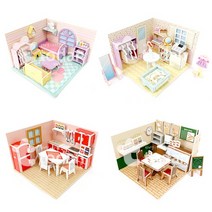 페이퍼 미니어처 조립 만들기 DIY 키트, 주방