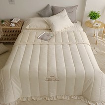 더자샵 오가닉 100% 포플린 고밀도 간절기 이불+베개커버 세트