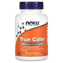Now Foods (나우 푸드) NOW Foods True Calm 베지 캡슐 90정, 1개