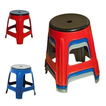 야외 플라스틱 의자 파라솔 편의점 간이 행사용 10개, 지온 쿠팡 파랑-10개