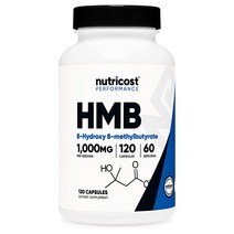 뉴트리코스트 HMB 1000mg 120정, 1개, 기본