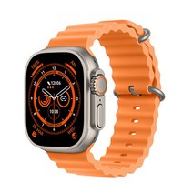 2.08 인치 49mm X8 + 울트라 Smartwatch 블루투스 통화 NFC 방수 피트니스 시계 충전 스마트 워치 남성 여성, orange