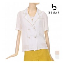 [베나프] 더블 골든 버튼 블라우스_FA2BL097