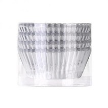 머핀컵 100Pcs 알루미늄 호 일 종이 컵 케 잌은 라이너 베이킹 블랙 튤립 순수 컬러 머핀 케이크 래퍼 케이스 홀더, [09] 09