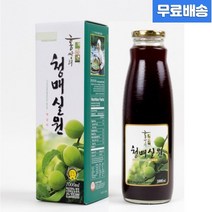 [당일발송] 국산 청매실원액 1000ml/600ml 친환경 전통방식 자연의 선물 매실액기스 엑기스 홍쌍리 국내산 청 매실원액 (600ml/1L), 청매실원액 600ml