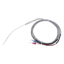 열전대 K-타입 프로브 1mm x 100mm 2-와이어 온도 센서 2-터미널 1m
