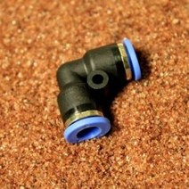 [일급수] ㄱ자형니플[호스연결형/6mm]/산화탄소 이탄 CO2 봄베 고압 호스 연결 컨넥터 외경
