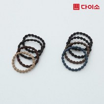 [다이소]노팁헤어고무줄(4P)_물결C-55186