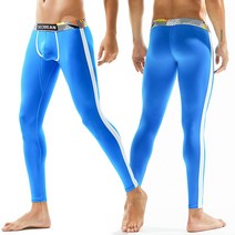 엘비오 옆줄 남자 겨울 기모 레깅스 스포츠 타이즈 내복바지