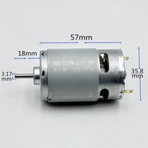 청소기모터 부품 호환 RS-555-6515 DC 6V 96V 12V 17200RPM 고속 전원 큰 토크 36mm 전기 모터 DIY 드릴 도구 진공 청소기 장난감 자동차, 한개옵션0