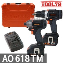 아임삭 AO618TM 콤보세트 18V 5.0Ah 배터리 2개 AH618
