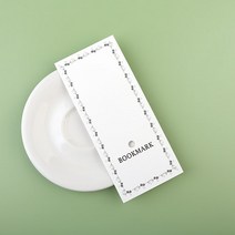 [9134-05]책갈피포장지 종이 중 6x14cm 화이트 1개
