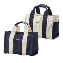 [볼빅] 골프 파크골프 여성용 도트백 파우치, 볼빅 오거나이저 토트백, 네이비