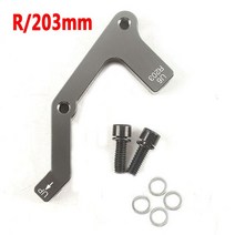 유압식브레이크 MT 자전거 디스크 브레이크 로터 전면 후면 10mm 203mm IS/PM 캘리퍼 어댑터 알루미늄 합