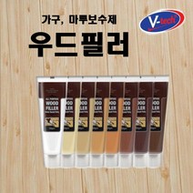[브이텍] 목재 메꾸미 우드 필러 원목 마루 바닥 보수 가구 흠집 제거 메꿈제 보수제 퍼티, 색상:내추럴