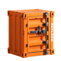 인더스트리얼 철제 수납장 다용도 선반 거실장 카페, 네이비 블루