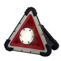 에디슨 휴대용충전식삼각대 랜턴 LED서치라이트 삼각레드LED 손전등 비상등 LED라이트 캠핑 밤낚시 등산 비상시 가정 충전작업등 건전지겸용 안전삼각대 멀티라이트, 2개