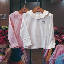 [코코리따] 기본코디용 꽃받침 카라 티셔츠 CELA212E3