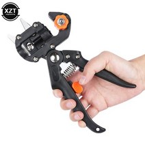 전지가위 원예가위 전문 분기 커터 접목 pruner 정원 접목 도구 전정 식물 상자 과일 나무 접목, 검은색