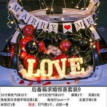 자동차 리본 스케치북 차 한강요트 프러포즈 영화관 화해 이니셜풍선 아내 여친, Proposal 2