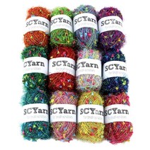 SCYarn 수세미실 12볼 세트, 700m, 클로버믹스