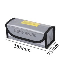 리포배터리 rc카 드론 인산 철 충전기 무선 jdrc lipo 배터리 안전 가방 fpv, 하나