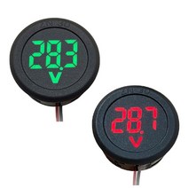DC 4-100V 디지털 전압계 전기 전압 테스터 LED 2 선 역방향 연결 보호 자동차 검출기, [04] Set A