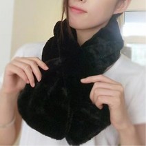 토키털 미니 머플러 패션 목도리 겨울스카프 여자퍼목도리 털워머 털머플러 털목도리