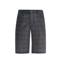 SGF슈페리어 남성 여름 서커원단 체크 패턴 반바지 다크그레이 S0Z720737