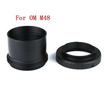 고성능 고배율 망원경 미니 쌍안경2인치 총검 인터페이스 M48x0.75 T2 마운트 링 DSLR 어댑터 천체 망원경, 04 For OM M48