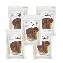 본 국산 개수제간식 돼지귀슬라이스 250g 5개 육포 골든리트리버 보더콜리 요크셔테리어 반려견, 본상품선택, 상세페이지 참조