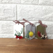[시리 플라워 & 캔들] 왁스 타블렛+프리저브드 육각 고체 방향제, 레몬라임